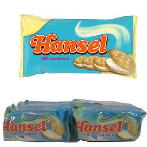 Rebisco - Hansel Sandwich Milk - 10 Pack