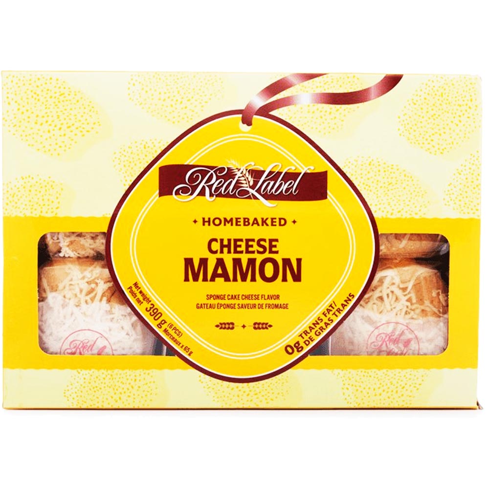 Red Label - Home Baked - Cheese Mamon - 390 G