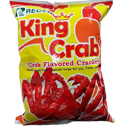 Regent - King Crab - Crab Flavored Crackers - 85 G