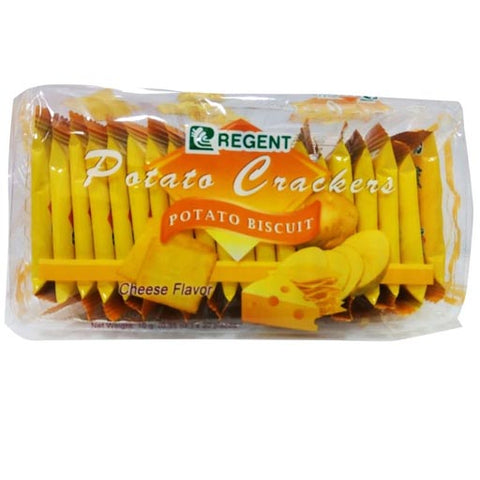 Regent - Potato Crackers - Potato Biscuit - Cheese Flavor - 20 Pack - 200 G