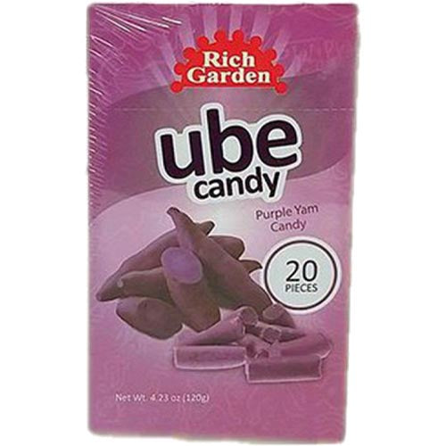 Rich Garden - UBE Candy - Purple Yam Candy - 20 Pieces - 120 G