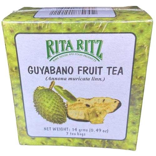 Rita Ritz - Guyabano Fruit Tea - 7 Tea Bags - 14 G