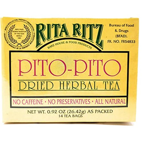 Rita Ritz - Pito-Pito Dried Herbal Tea - 14 Tea Bags