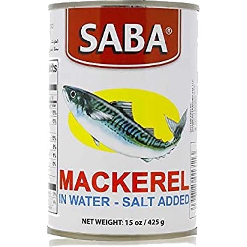Saba - Mackerel in Water- Salt Added  - 425 G
