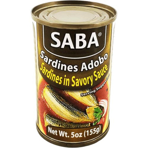 Saba - Sardines Adobo - Sardines in Savory Sauce  - 155 G