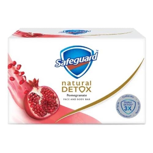 Safeguard - Natural Detox - Pomegranate - Face and Body Bar  - 108 G