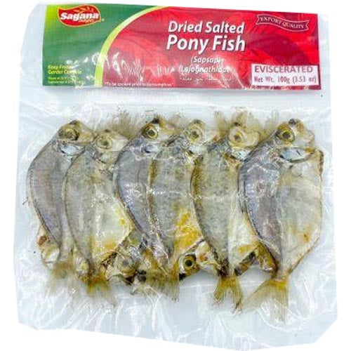 Sagana - Dried Salted Pony Fish - SapSap - Eviscerated - 200 G
