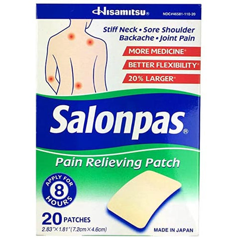 Salonpas - Pain Relieving Patch - 20 Patches