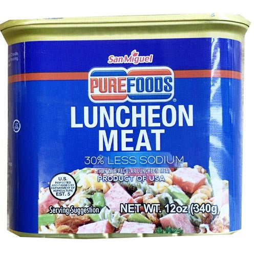 San Miguel Purefoods - Luncheon Meat - 30% Less Sodium - 12 OZ