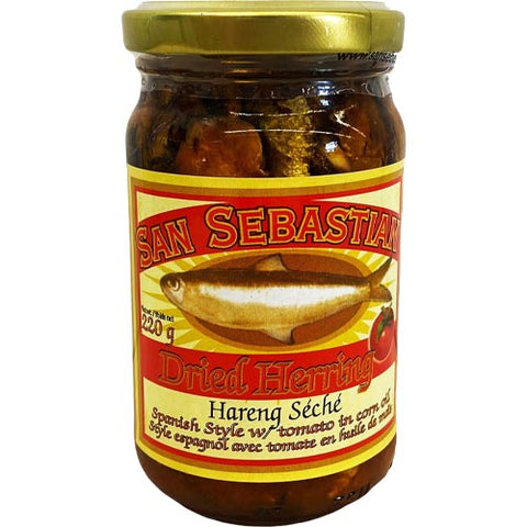 San Sebastian - Dried Herring - Spanish Style w/ Tomato in Corn Oil - 220 G