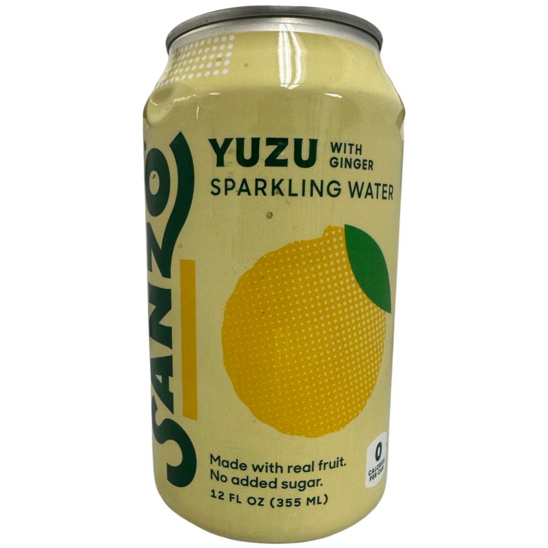 Sanzo - Yuzu with Ginger Sparkling Water - 12 OZ