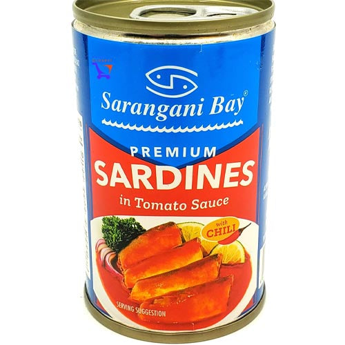 Sarangani Bay - Premium Sardines in Tomato Sauce - with Chili - 155 G