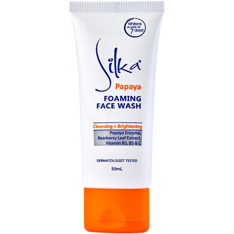 Silka - Foaming Face Wash - Papaya - Cleansing + Brightening - 50 ML