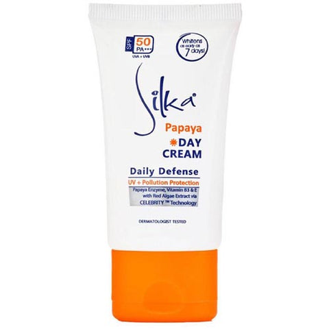 Silka - Papaya Day Cream - Daily Defense - UV + Pollution Protection - 30 ML