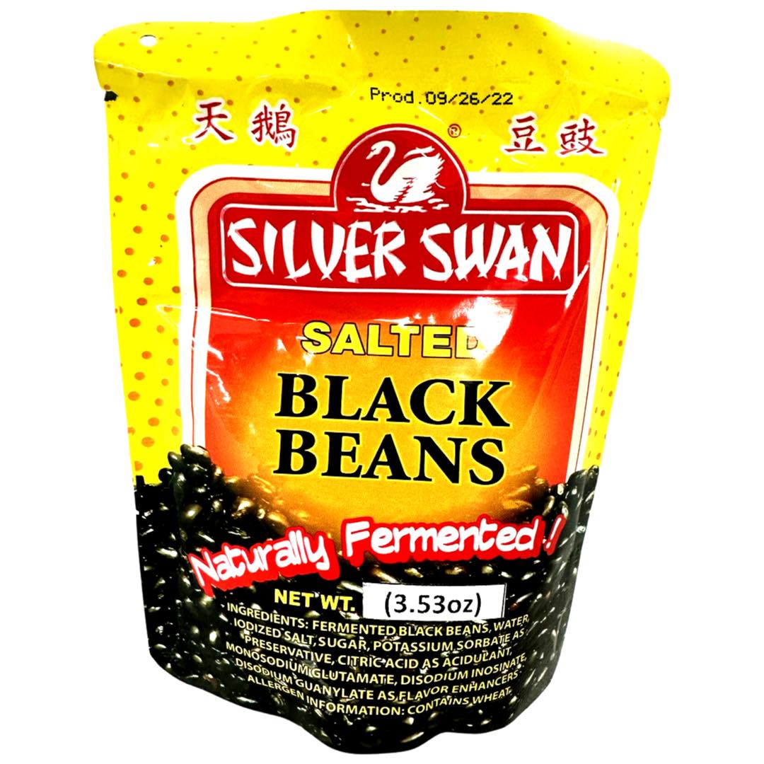 Silver Swan - Salted Black Beans - Naturally Fermented - 3.53 OZ