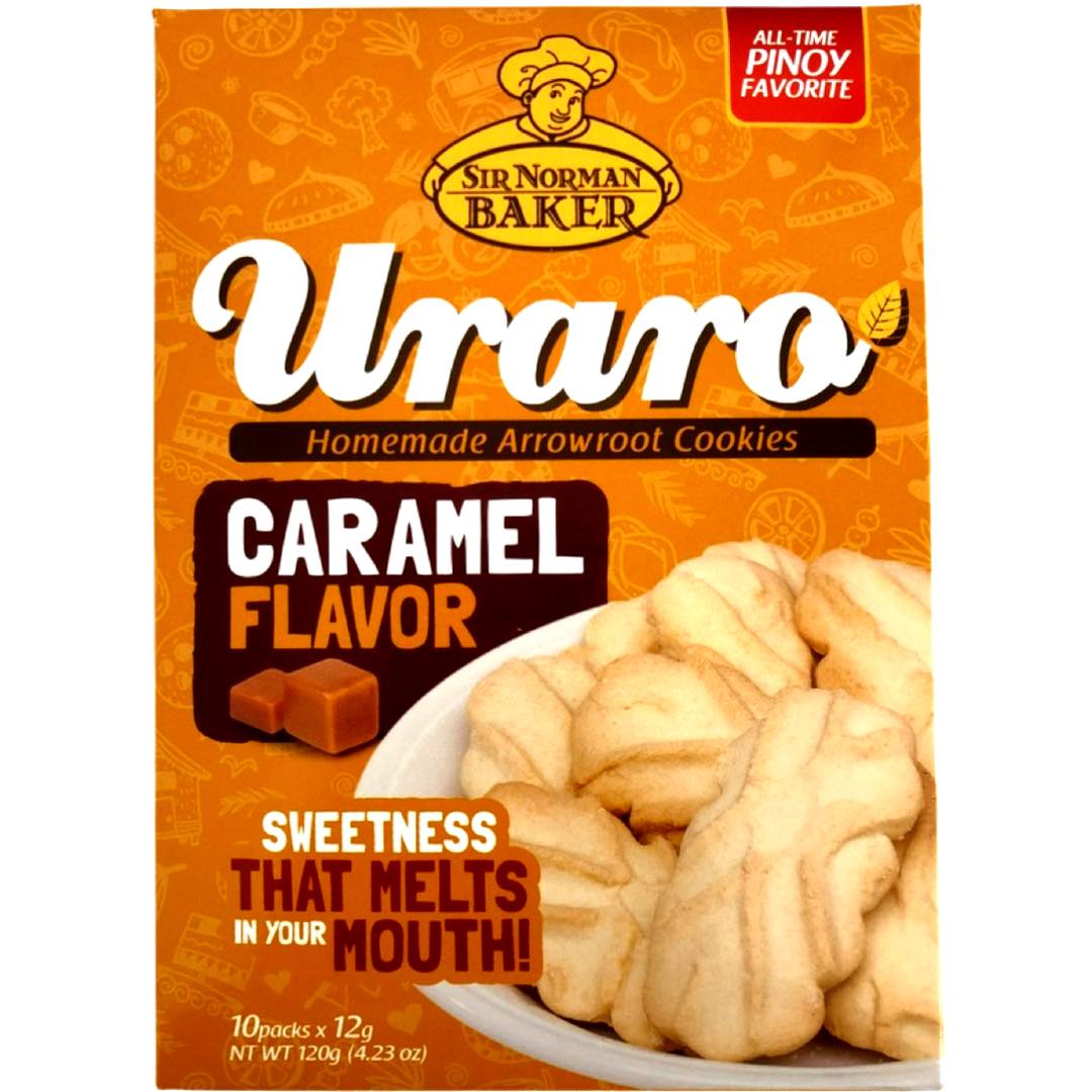 Sir Norman's Baker - Homemade Uraro Biscuit - Caramel Flavor - 180 G