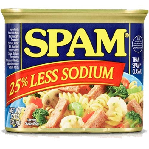 Spam - 25% Less Sodium - 12 OZ