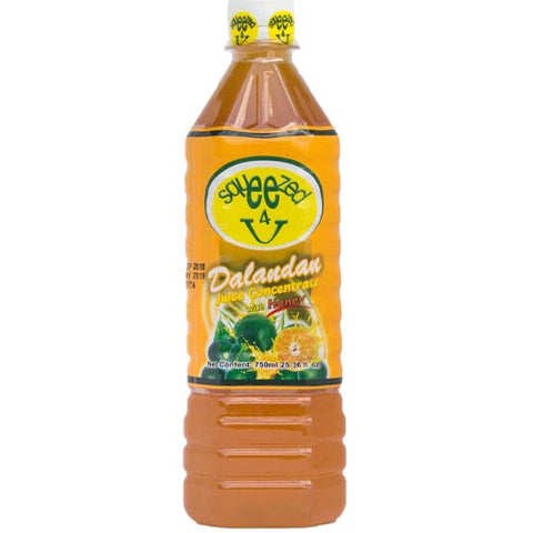 Squeezed 4 U - Philippine Tangerine (Dalandan) Juice Drink Concentrate with Honey - 25.36 FL OZ