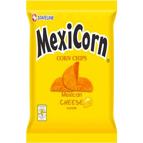 Stateline - Nutri Star - MexiCorn - Corn Chips - Mexican Cheese Flavor - 100 G