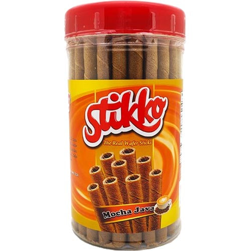 Stikko - Mocha Java - Wafer Stick in Jar - 14.1 OZ