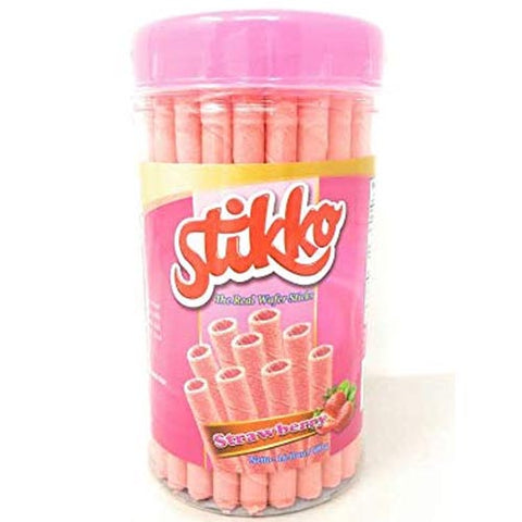 Stickko Stikko Strawberry Wafer Stick in Jar - 14.1 OZ – Sukli - Filipino ...