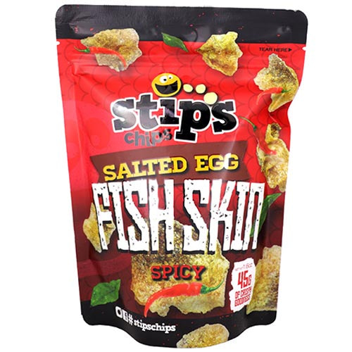 Stips Chips - Salted Egg - Fish Skin - Spicy