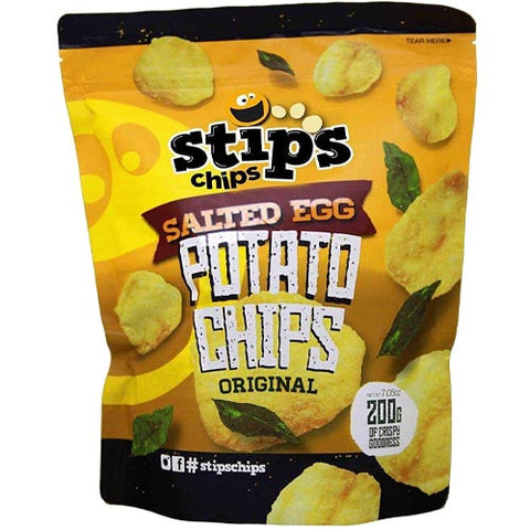 Stips Chips - Salted Egg - Potato Chips Original