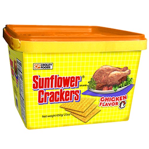 Sunflower Crackers - Chicken Flavor - 28 OZ