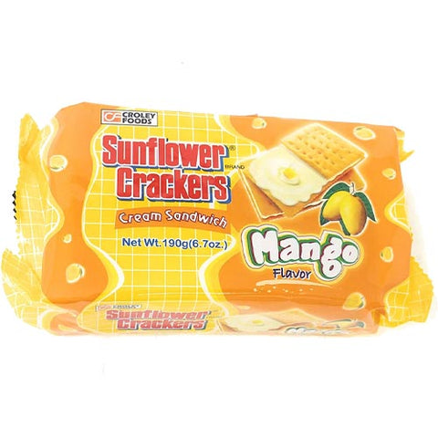 Sunflower Crackers - Cream Sandwich - Mango Flavor - 6.7 OZ