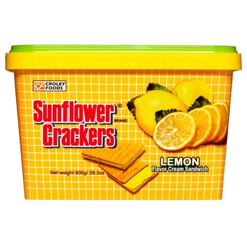 Sunflower Crackers - Lemon Flavor Cream Sandwich - 28 OZ
