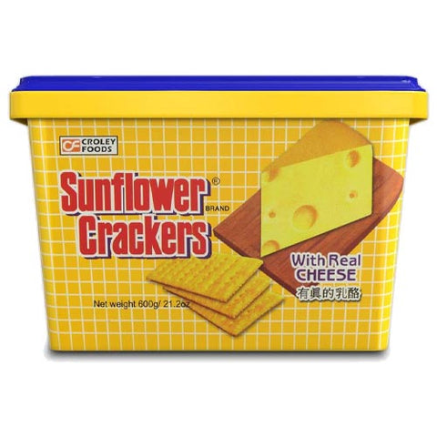 Sunflower Crackers - with Real Cheese - 600 G