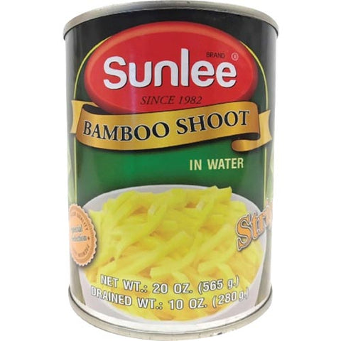 Sunlee Brand - Bamboo Shoot in Water - STRIPPED - 20 OZ