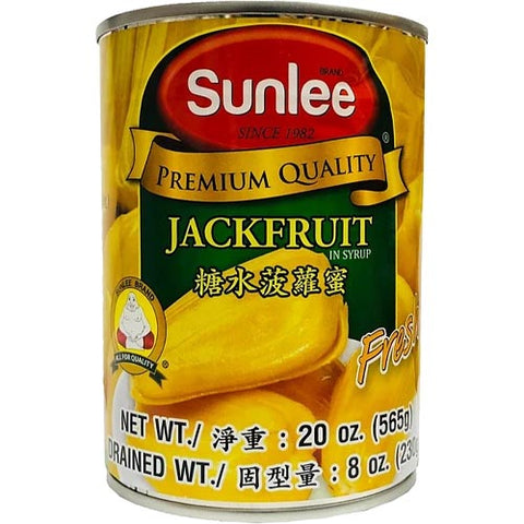 Sunlee Brand - Premium Quality - Yellow Jackfruit in Syrup - 20 OZ