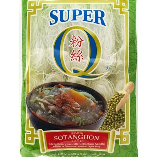 Super Q - Premium Sotanghon - Mung Bean Vermecelli - Cellophane Noodle - 350 G