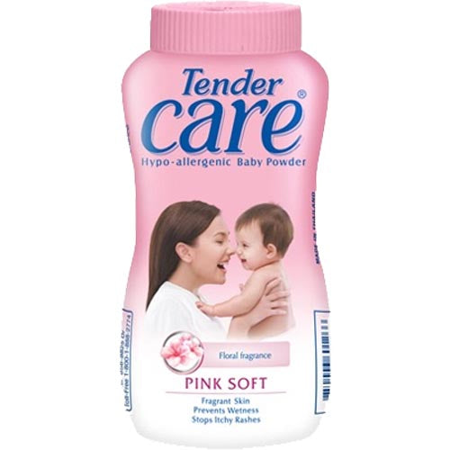 Tender Care - Pink Soft - Floral Fragrance - Hypo-Allergenic Baby Powder - 100 G