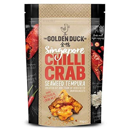 The Golden Duck Co - Chili Crab - Seaweed Tempura with Real Crab Meat - 110 G