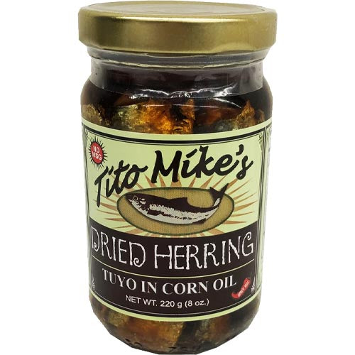 Tito Mike's - Dried Herring - Tuyo in Corn Oil - Spicy Hot - 8 OZ