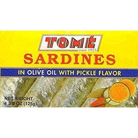 Tome - Sardines in Olive Oil with Pickle Flavor - 125 G
