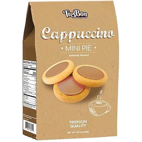 TresBon - Cappuccino - Mini Pie - Premium Quality - 208 G