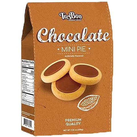 TresBon - Chocolate - Mini Pie - Premium Quality - 208 G