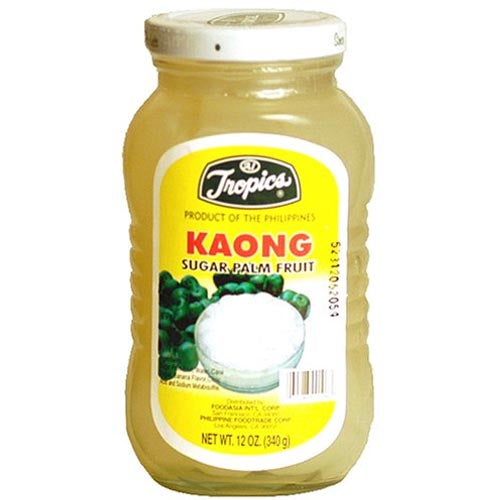 Tropics - Kaong - Palm Fruit in Syrup - White - 12 OZ
