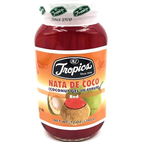 Tropics - Nata De Coco (Coconut Gel) - Red - 12 OZ