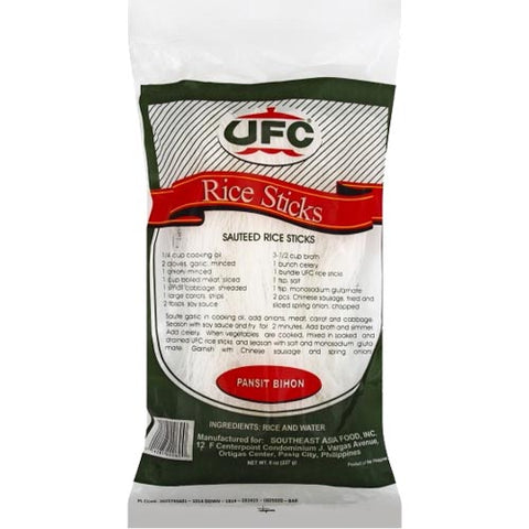 Ufcc Rice UFC - Rice Sticks - Sauteed Rice Sticks - Pansit Bihon - 16 OZ – Sukli ...