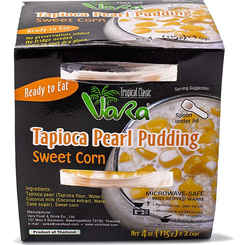 Vara - Tapioca Pearl Pudding - Sweet Corn - 2 Cups - 4 OZ
