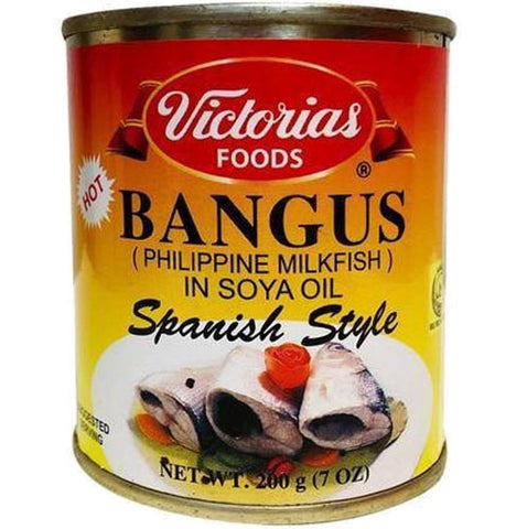 Victorias - Bangus - Philippine Milkfish in Soya Oil - Spanish Style (HOT) - 200 G