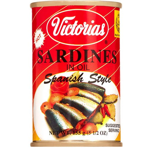 Victorias - Sardines in Oil - Spanish Style - Hot - 155 G
