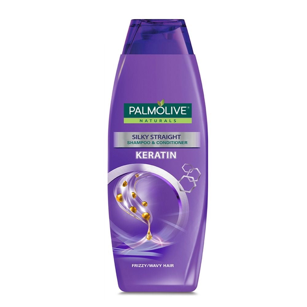 Palmolive Naturals - Shampoo and Conditioner - Silky Straight  - 180 ML ( PURPLE )