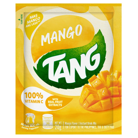 Tang -Mango Flavored - Juice Powder Drink Mix - Sachet - 20 G