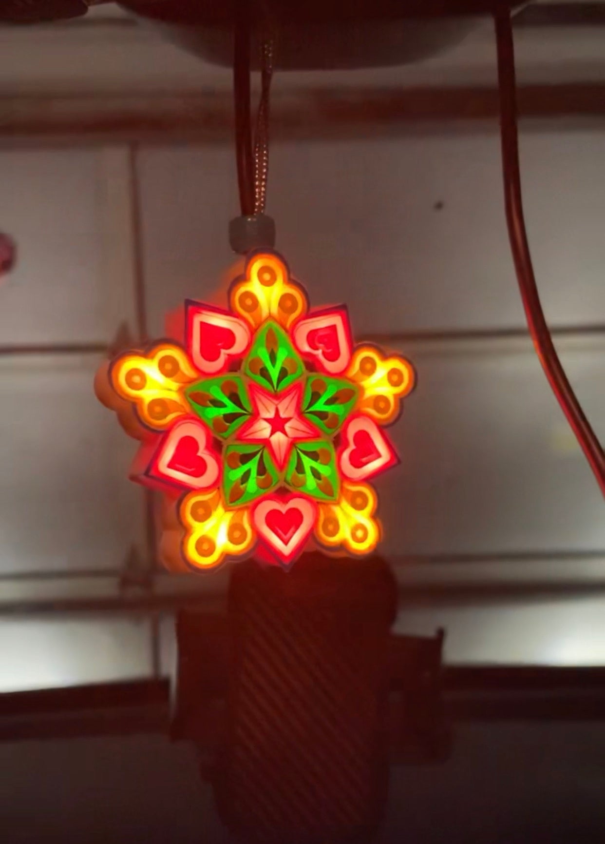 Philippine Star Mini Car Lantern - Mini Parol - USB PLUG 200 G