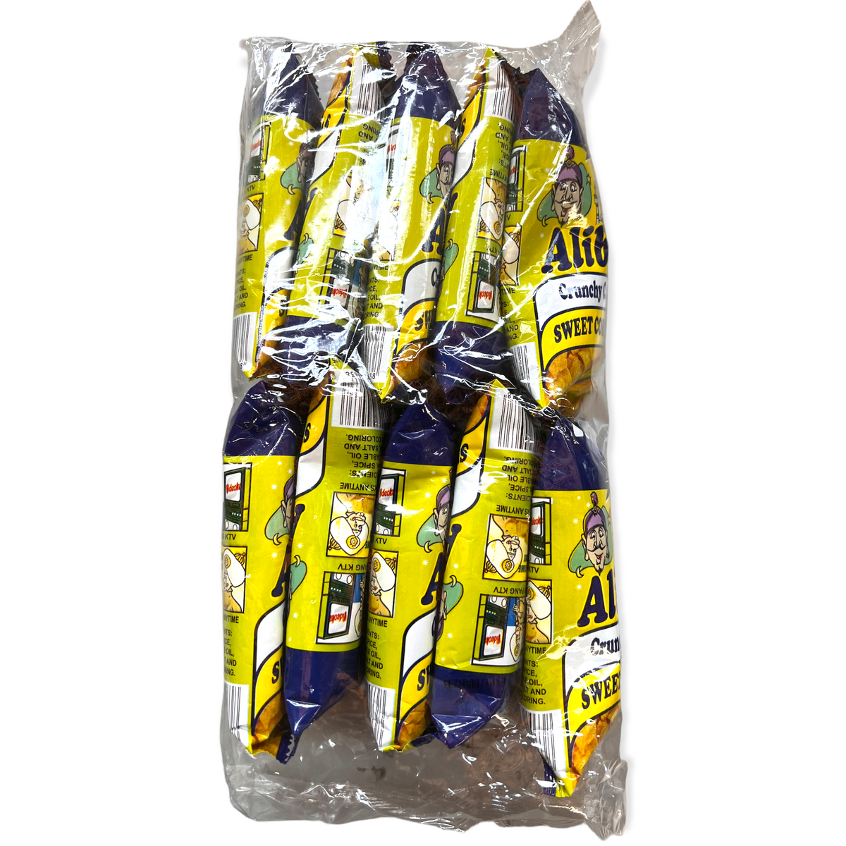 Alibaba Crunchy Corn Chips Sweet Corn Flavor 10g x 10 Sukli